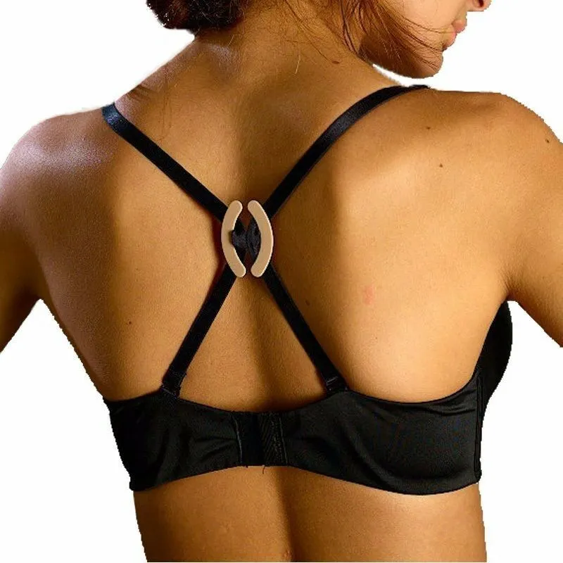 100 X Bra Clip Strap Cleavage Control Sports Racerback Running Clasp Holder