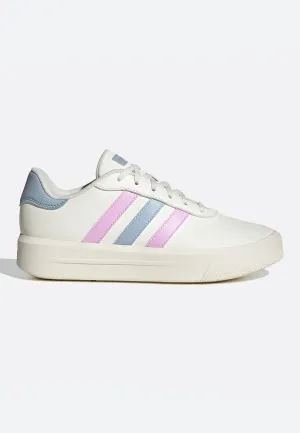 Adidas - Court Platform Owhite/Blilil/Wonblu - Girl Shoes