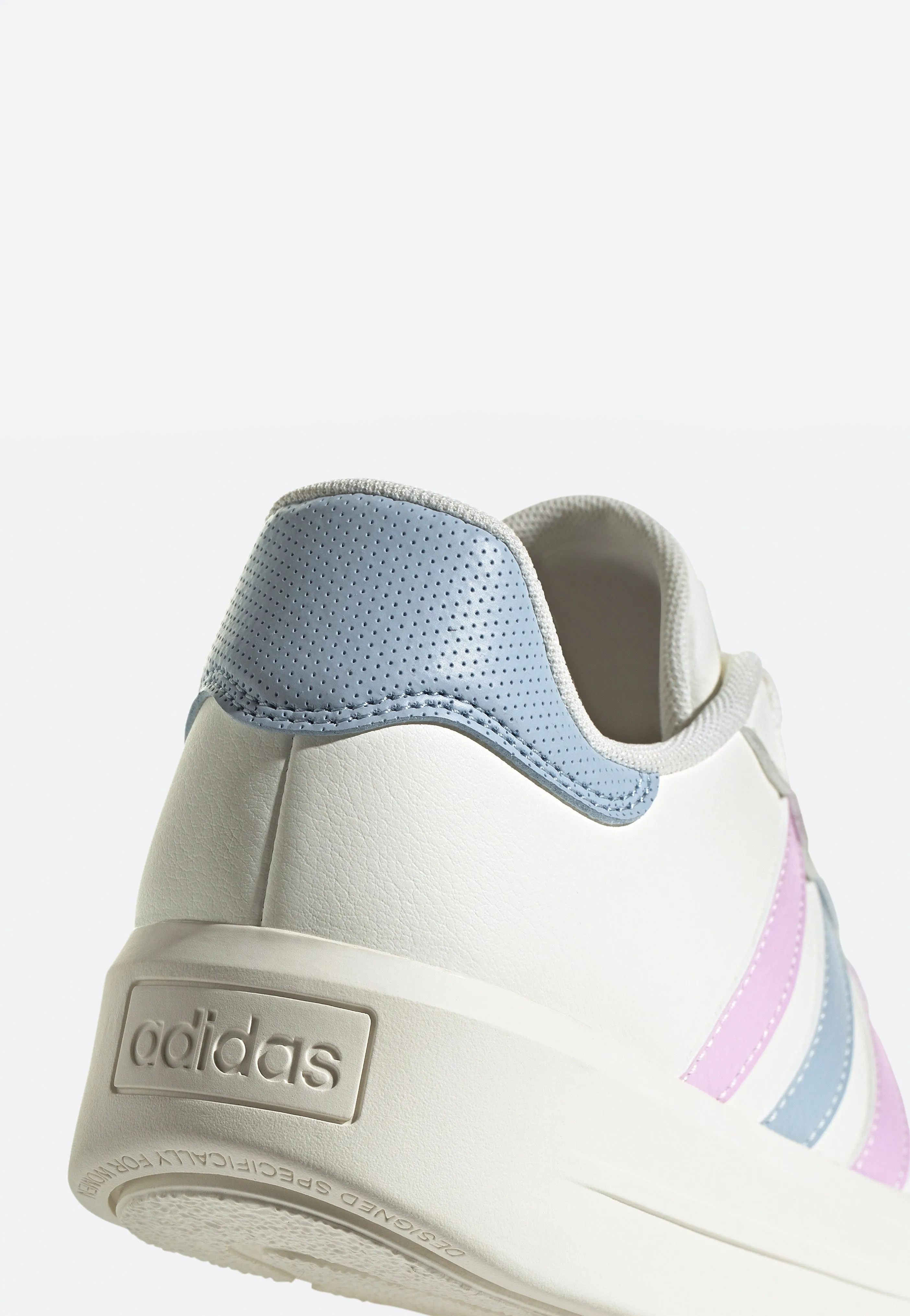 Adidas - Court Platform Owhite/Blilil/Wonblu - Girl Shoes