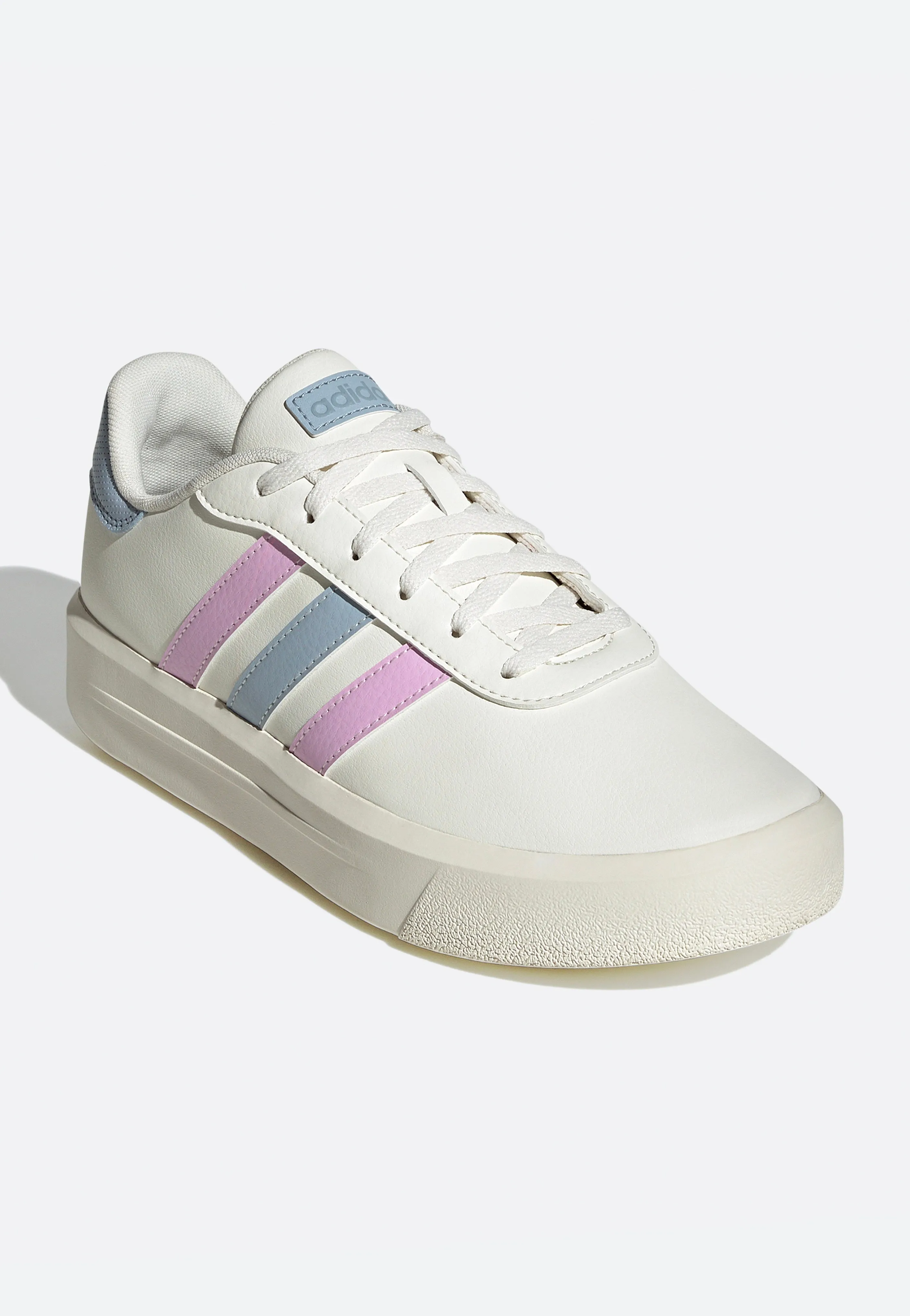 Adidas - Court Platform Owhite/Blilil/Wonblu - Girl Shoes