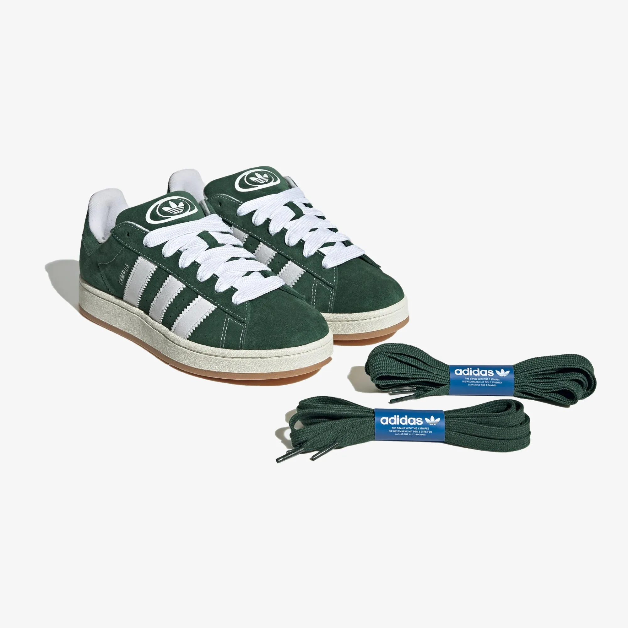 Adidas Originals | CAMPUS 00S  { DARK GREEN/WHITE