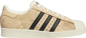 Adidas Superstar 'Topographic Laser' sneakers, cream