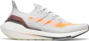 Adidas UltraBoost 21 sneakers, grey/orange