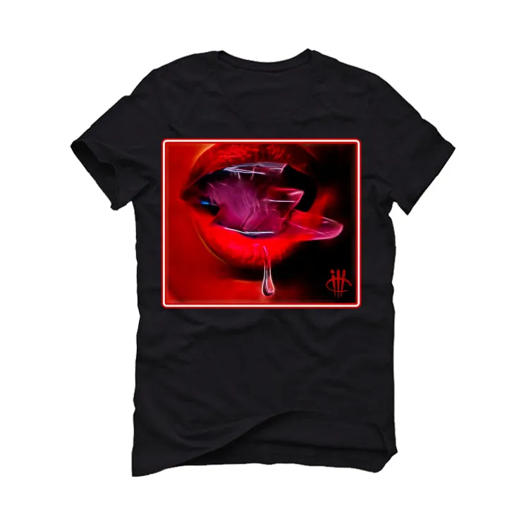 Air Jordan 11 “Cherry” Black T-Shirt (SLIPPERY)