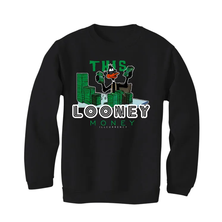 Air Jordan 5 WMNS “Lucky Green” | illcurrency Black T-Shirt (Looney Money)