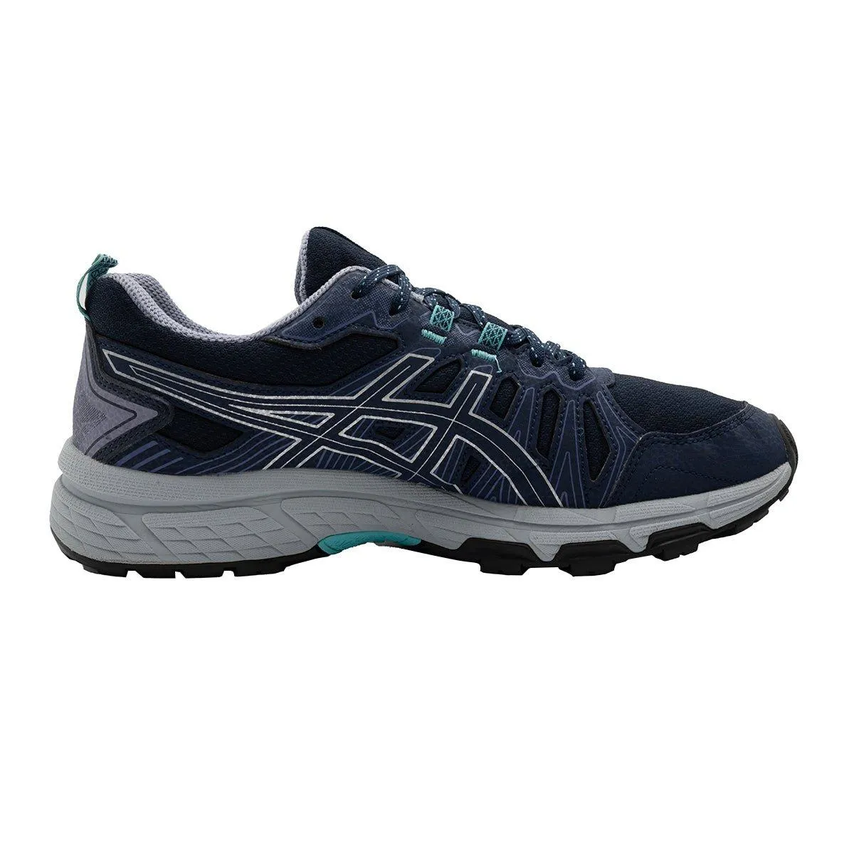 Asics Gel Venture 7 Running Sport Shoes Fabric Purple Colour For Women