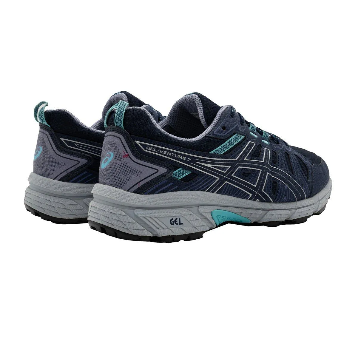 Asics Gel Venture 7 Running Sport Shoes Fabric Purple Colour For Women