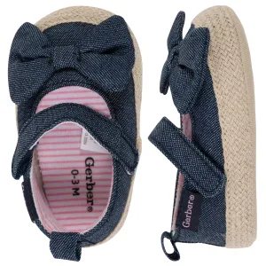 Baby Girls' Navy Chambray Shoes