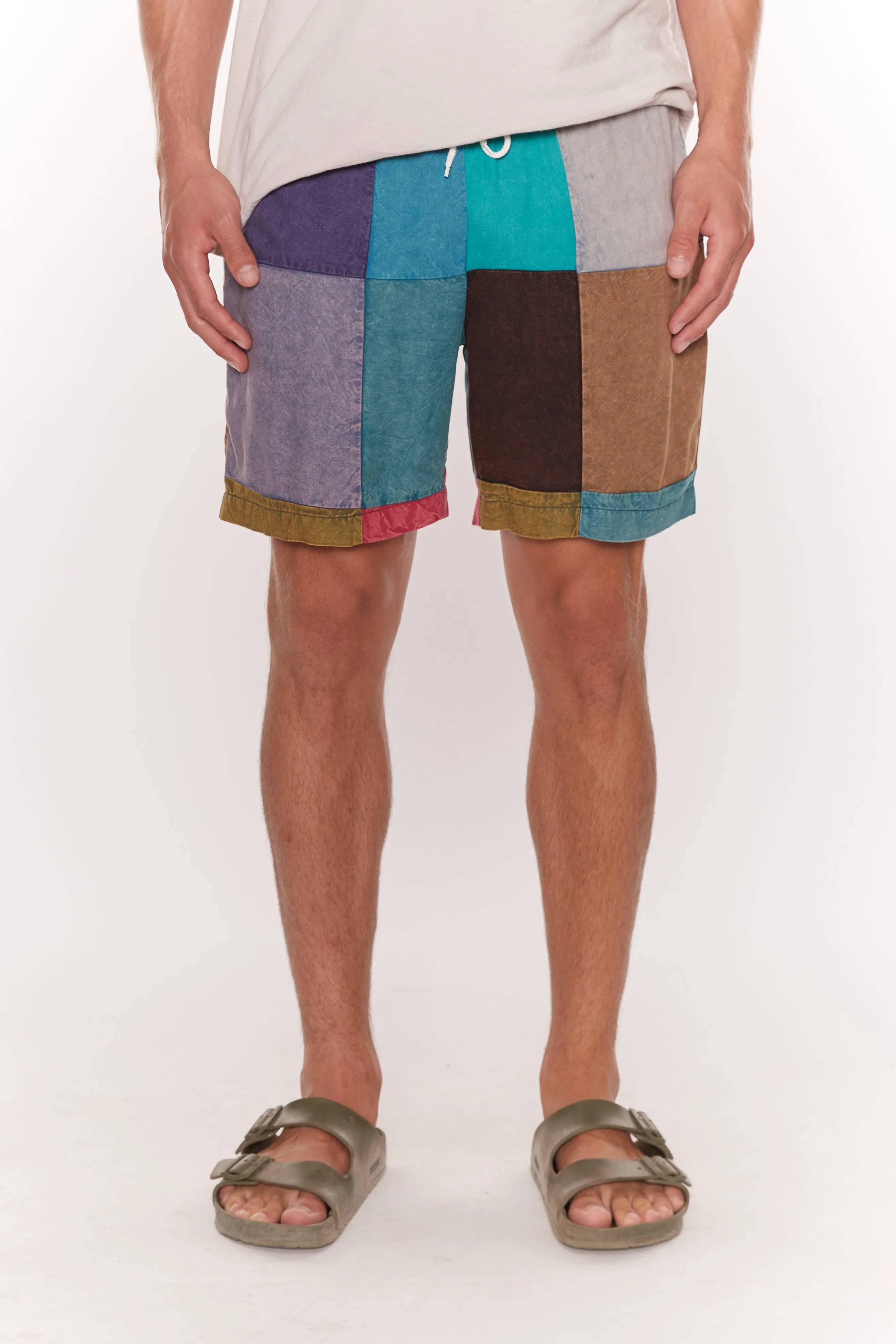 Bann Patchwork Shorts