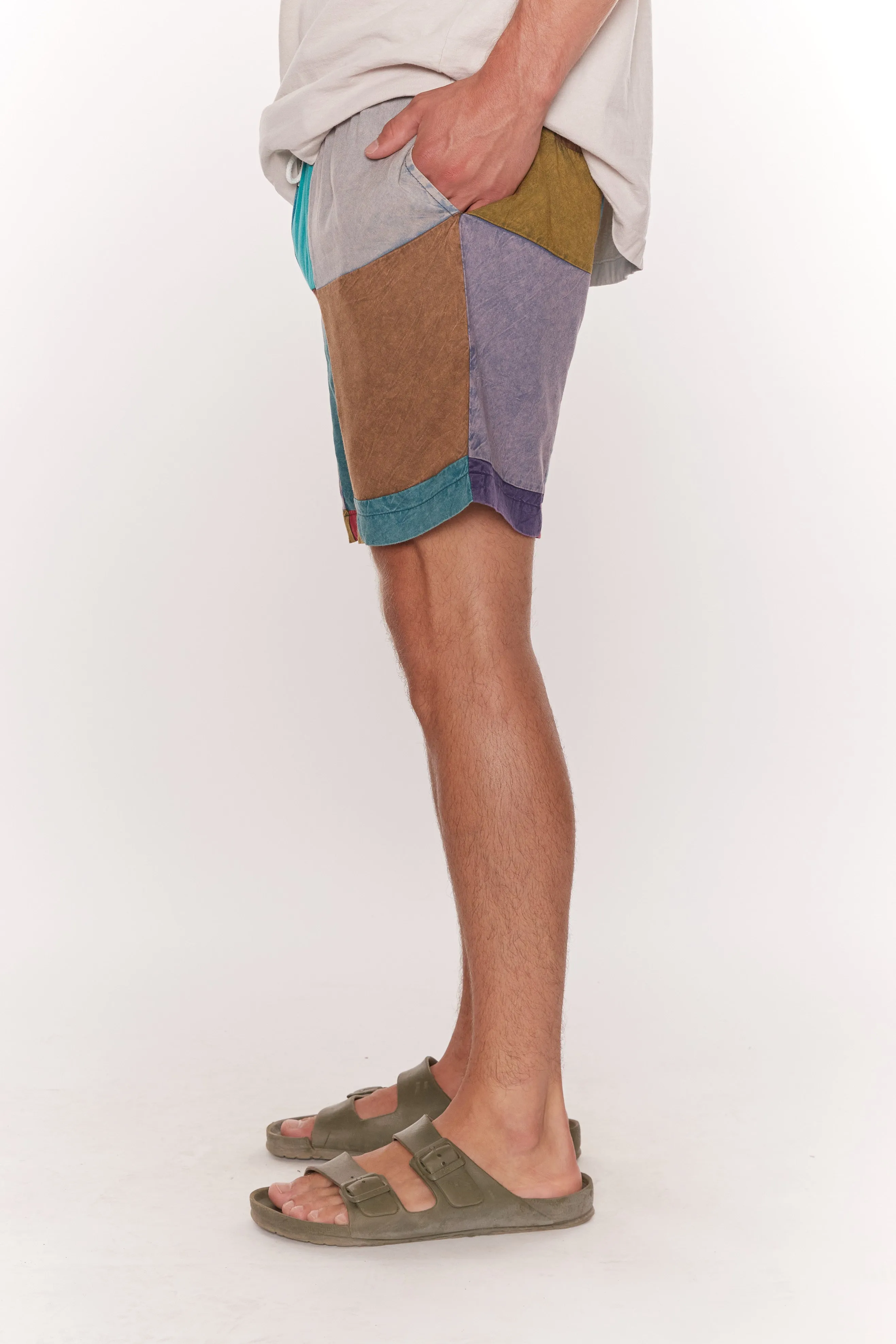 Bann Patchwork Shorts