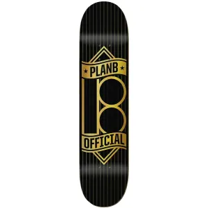 Banner Gold Black 8.25" Skateboard Deck