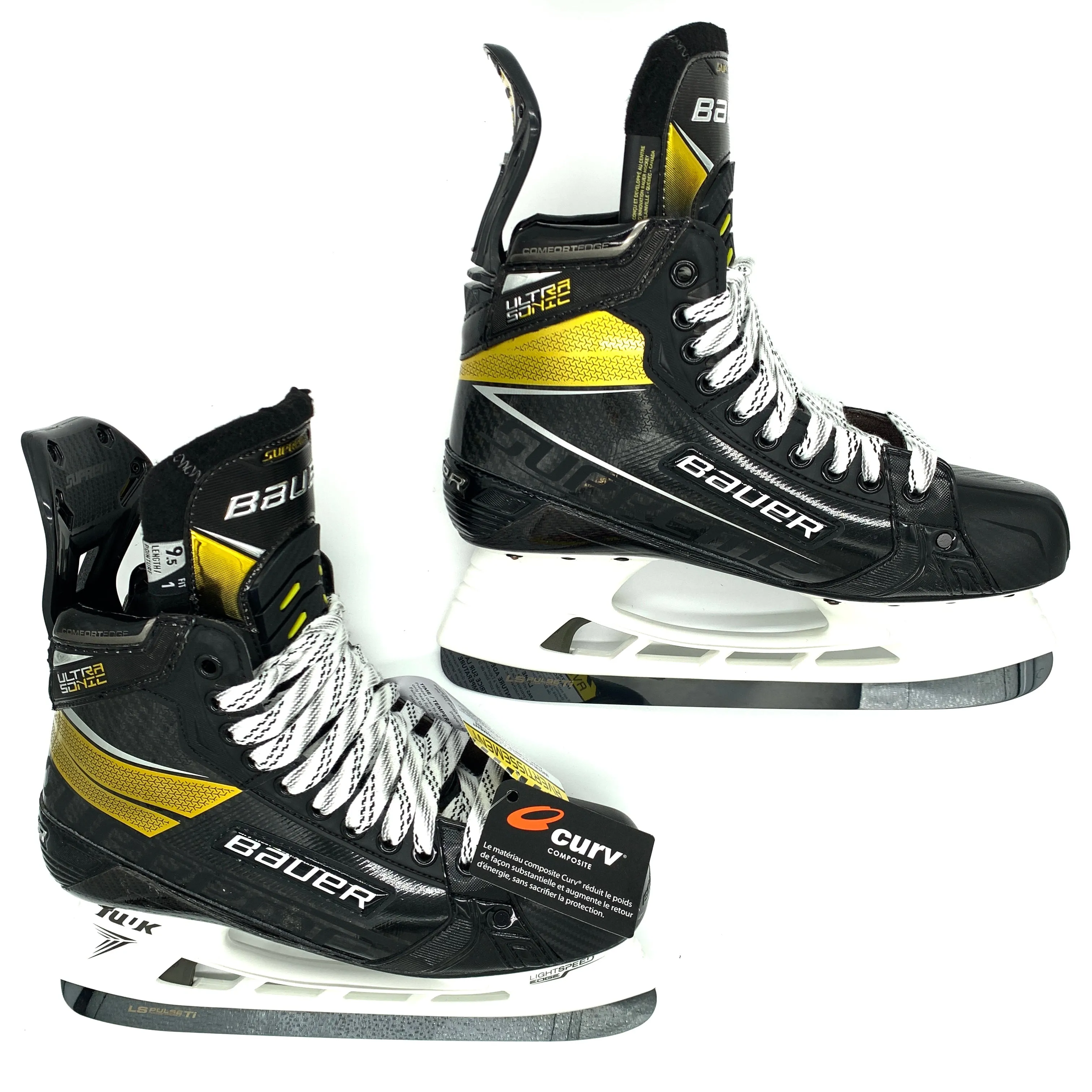 Bauer Supreme Ultrasonic - Pro Stock Hockey Skates - Size 9.5 Fit 1