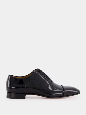 Black Greggo Patent Oxfords