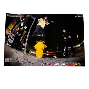 Bones Bearings 36" x 24" Andy Anderson Fire Hydrant Poster