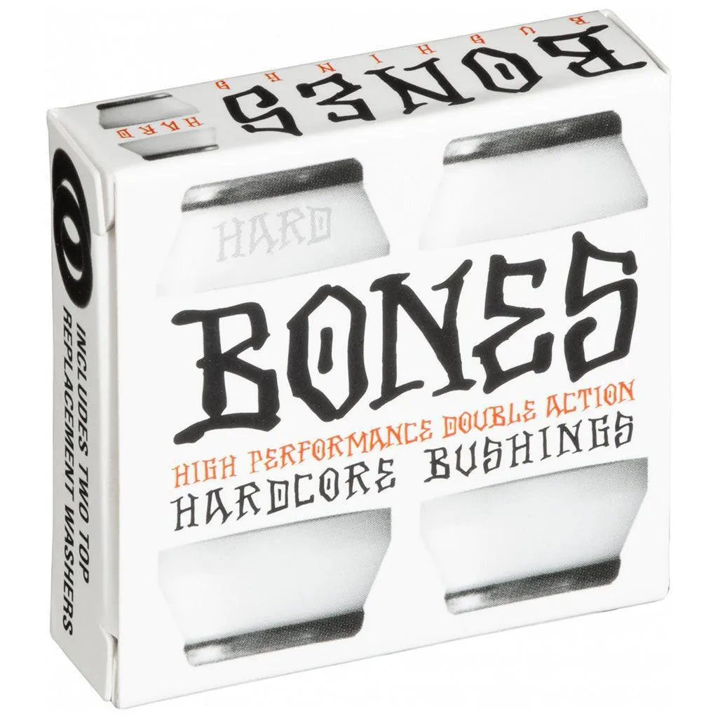 Bones Hardcore Hard Black / White Pack 96a Skateboard Bushings