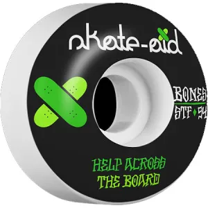 Bones Skate-Aid 2 Street Tech Formula V1 Skateboard Wheels 54mm