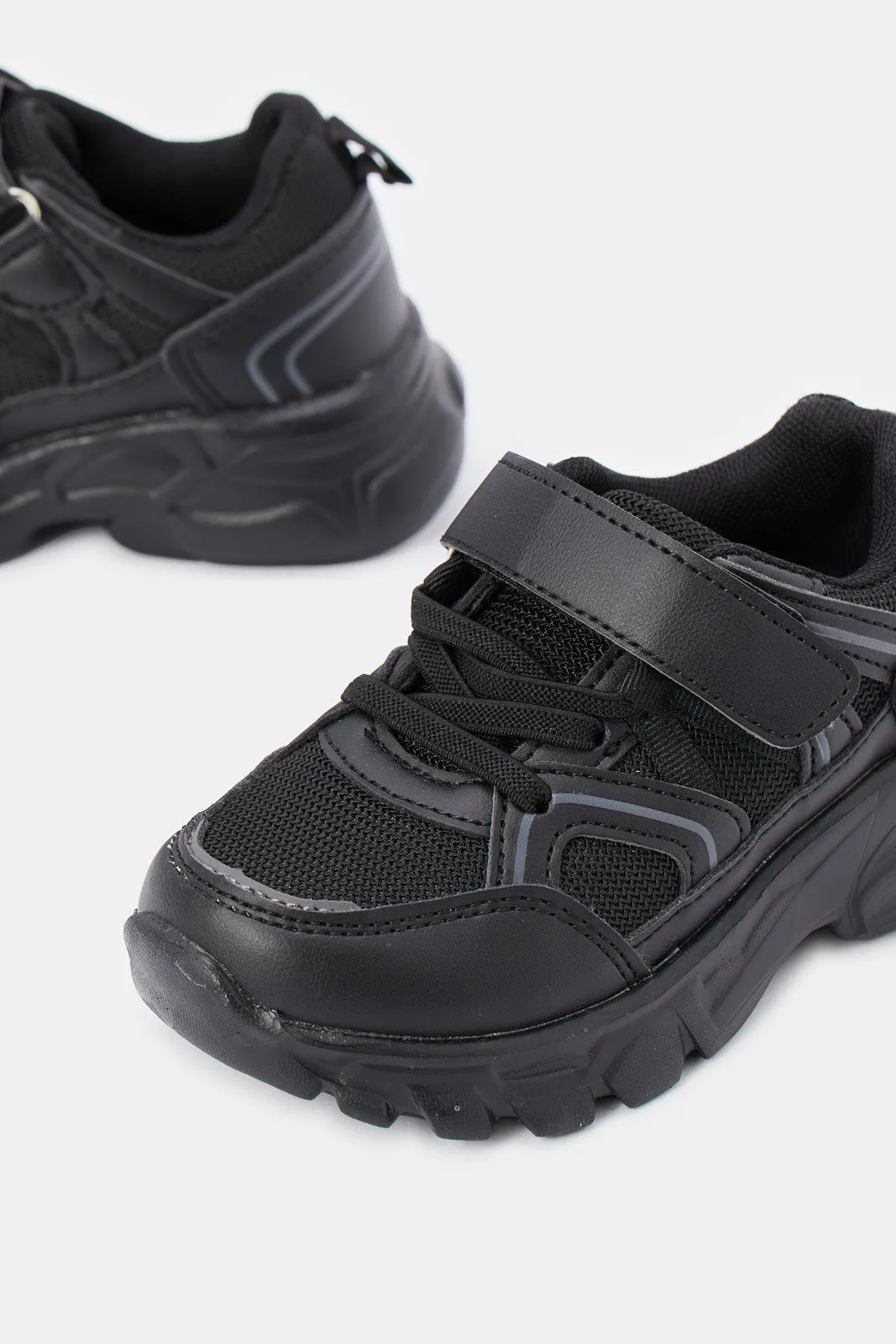 Boys Triple Black Sneakers