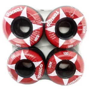 Brand-X-Toxic 52mm/100a Toxico Oil Slick Skateboard Wheels 4pk