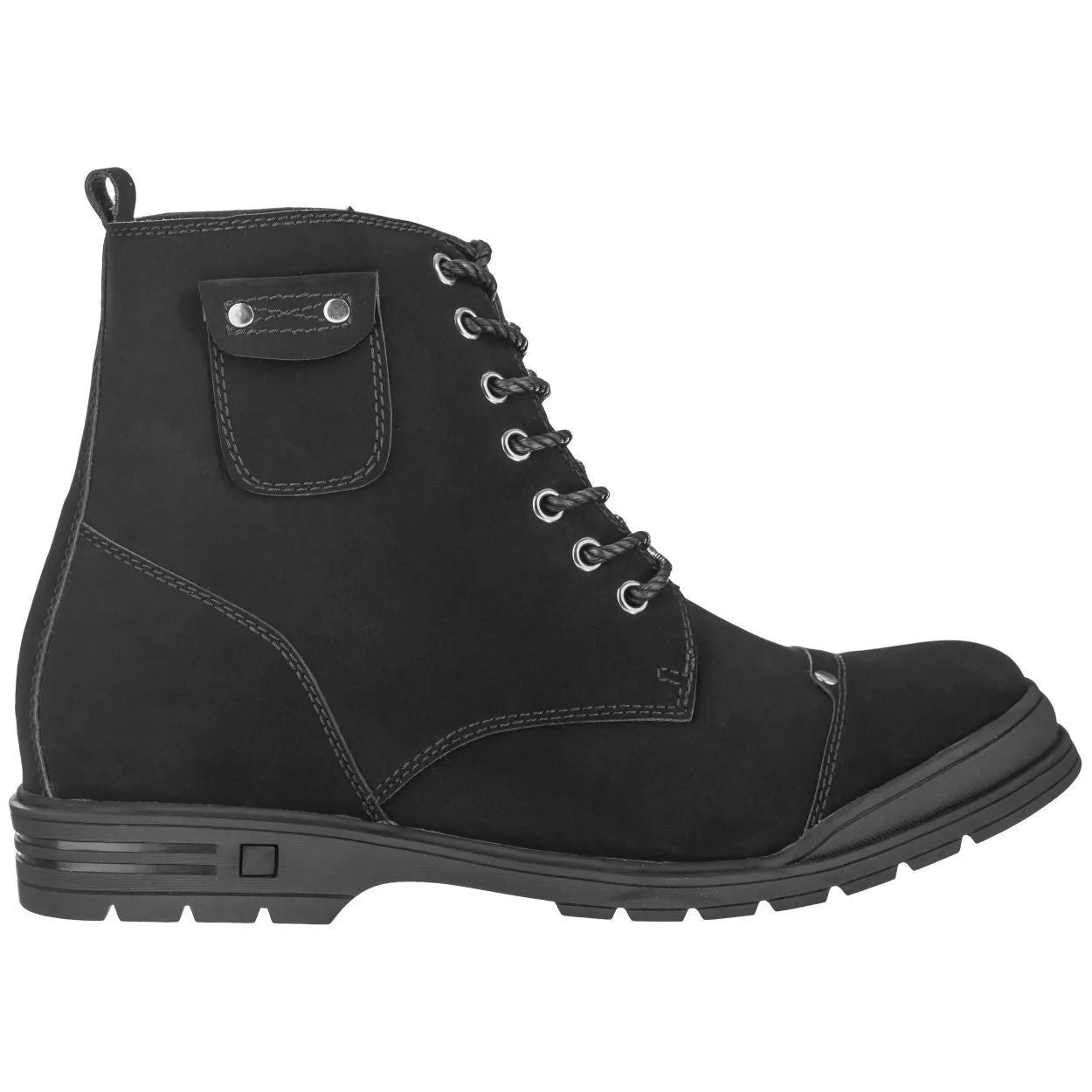 CALDEN - K18135 - 3.2 Inches Taller (Nubuck Black)