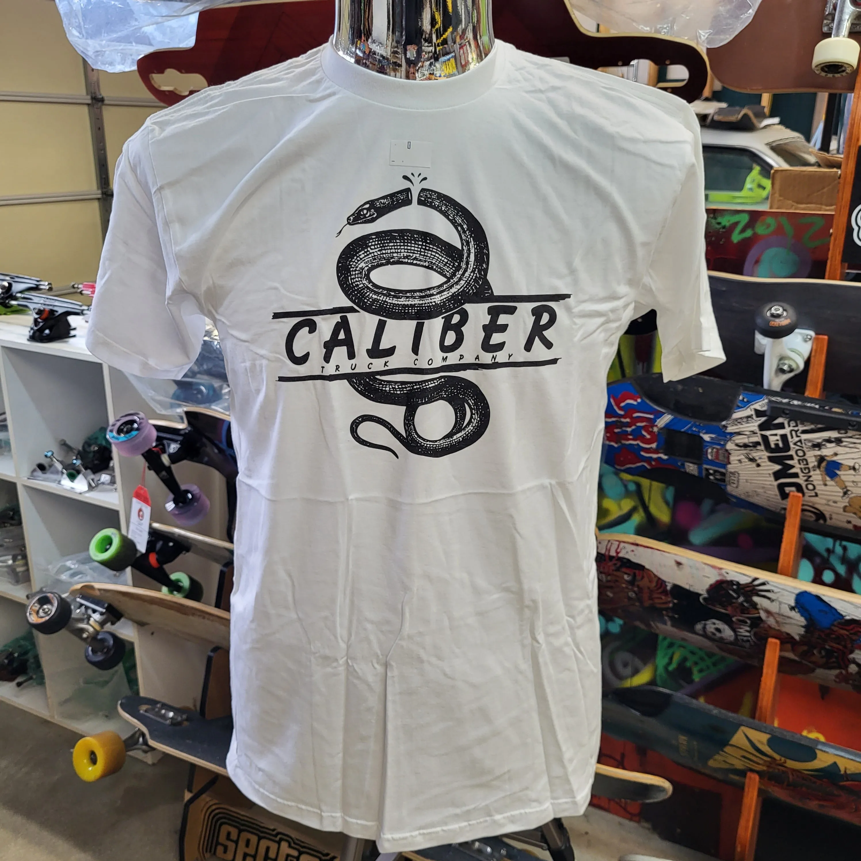 Caliber Truck Co. - Snakes For Nothin' white tee