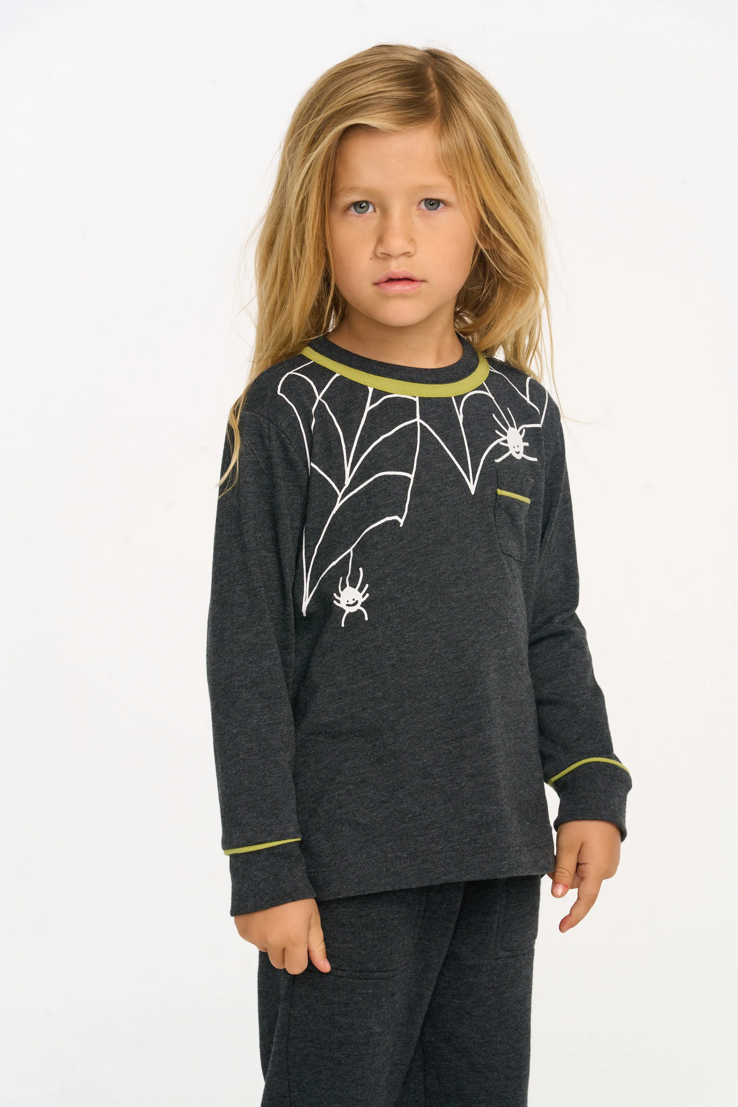 Chaser Spider Web Long Sleeve Top