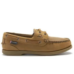 CHATHAM Ladies Deck II G2 Leather Boat Shoes - Walnut