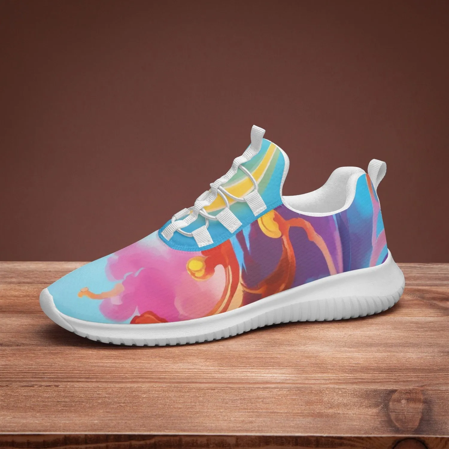 Chaussures de sport pour femme "Tâches multicolores"(631)