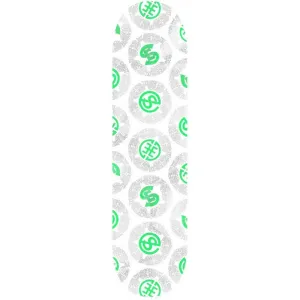 Circle Syndicate White 8.25" Skateboard Deck