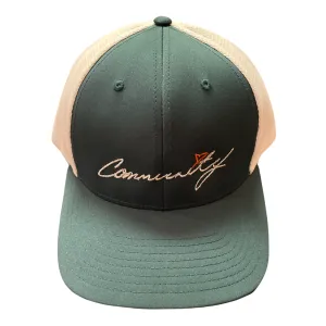 Community Hat SnapBack Green/White