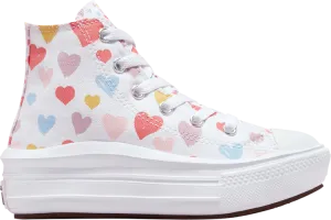 Converse Chuck Taylor All Star Move High PS Always On Hearts Sneakers, white