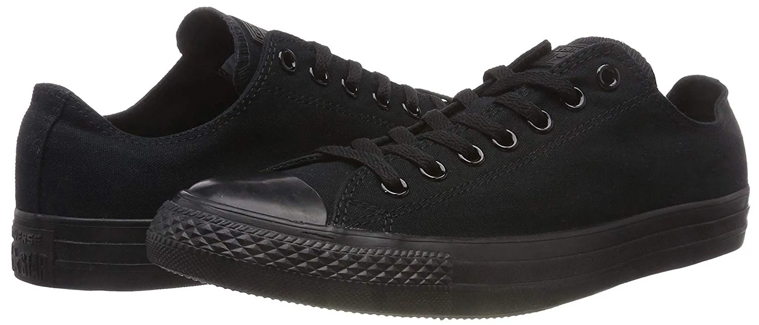 Converse Unisex Chuck Taylor All Star Low Top Sneakers - Black Monochrome