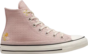 Converse Wmns Chuck Taylor All Star High Autumn Embroidery Sneakers - Stone Mauve, Pink