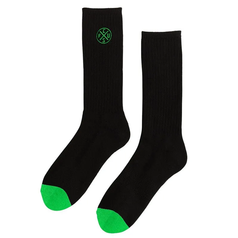 Creature Skateboards Black Contrast Mens Socks