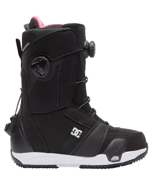 DC Lotus Step On Women's Snowboard Boots - Black / White / Black - 2023