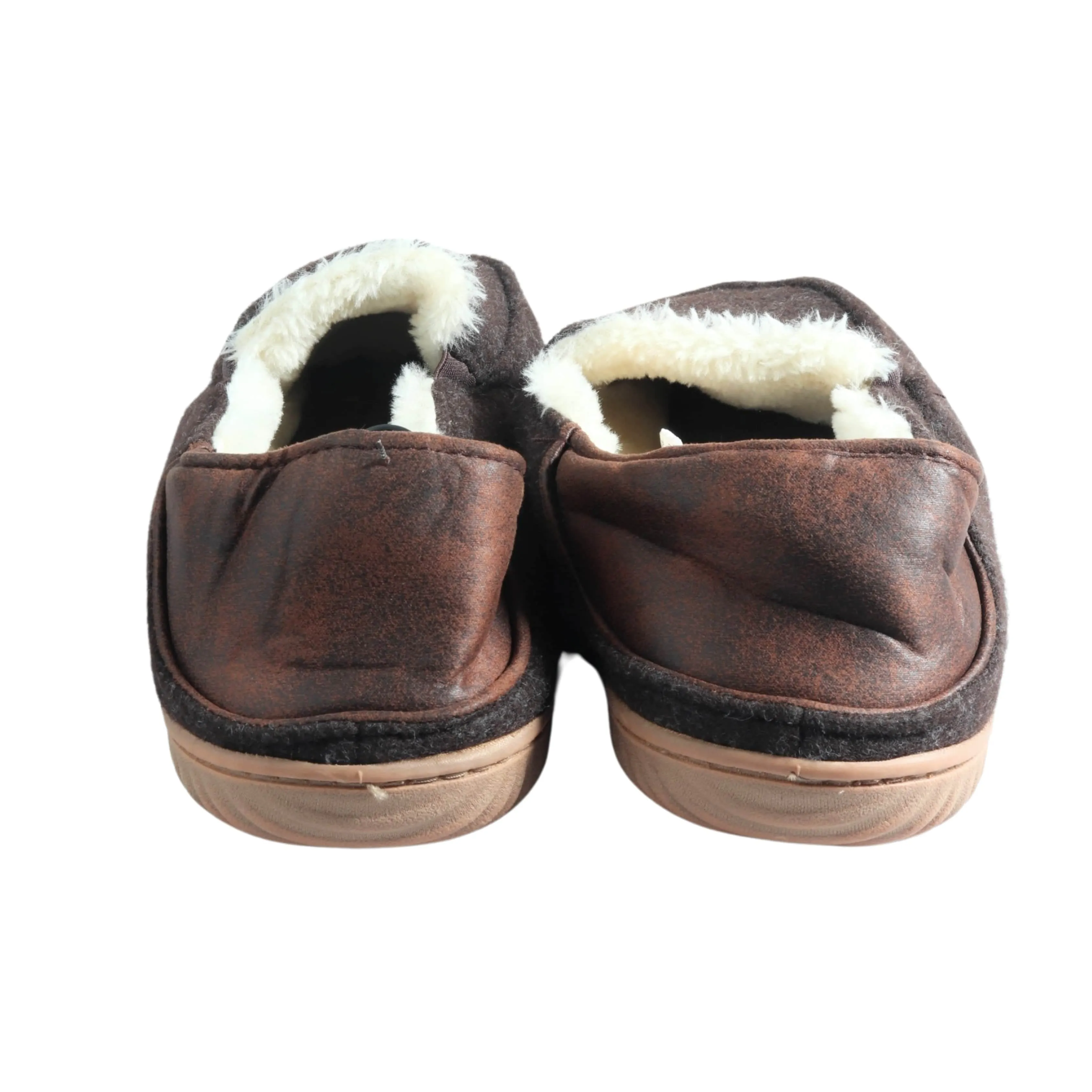 DEARFOAMS - Felted Slip On  Comfort Faux Fur Slipper