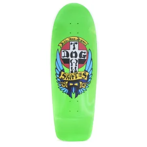 Dogtown 10" x 30" OG Bull Dog 70s Lime Green Classic Skateboard Deck