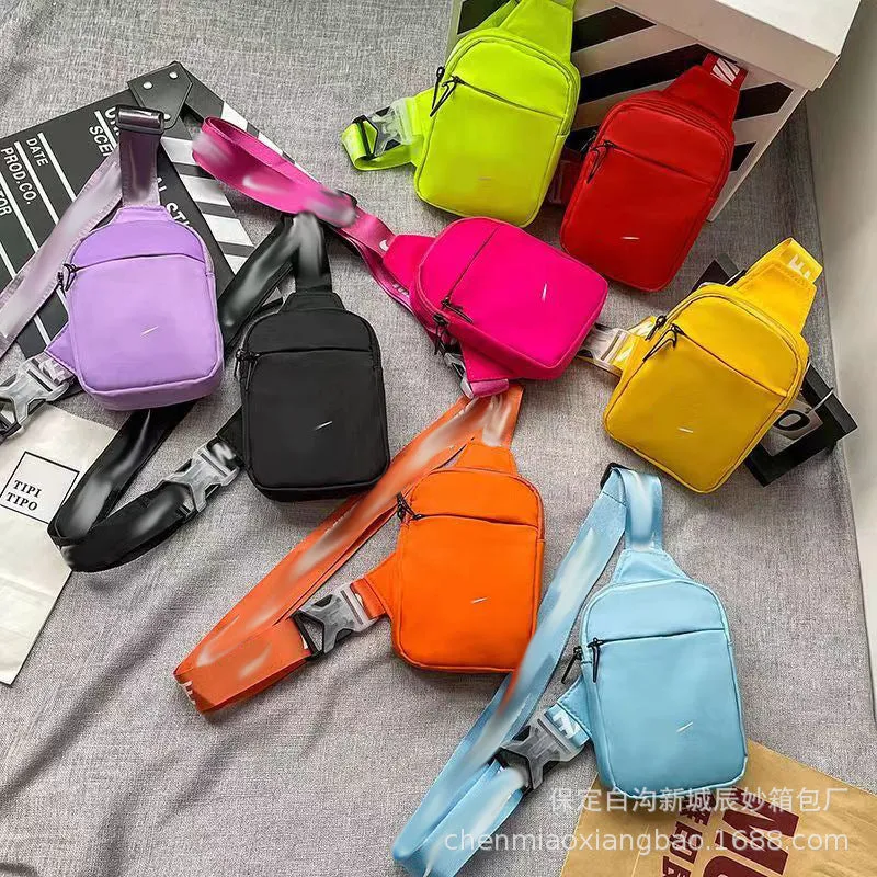 DUNNMALL Chest Bag Women  Nylon Shoulder Bag Crossbody Bag Waist Bag Men Women's Casual Bags Sports Small Bag Chest Bag