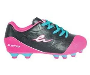 Eletto LNA 090 TPR Jr Black/Pink Cleats