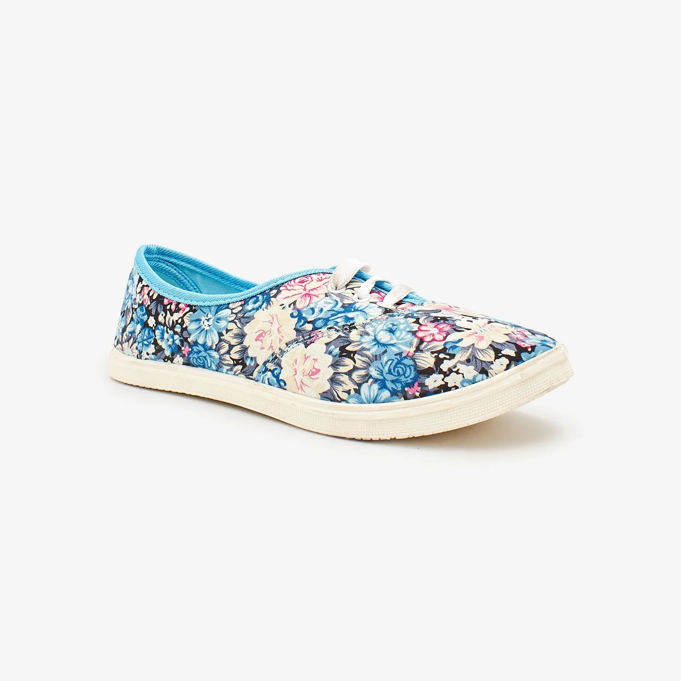 Flower Print Women Sneakers