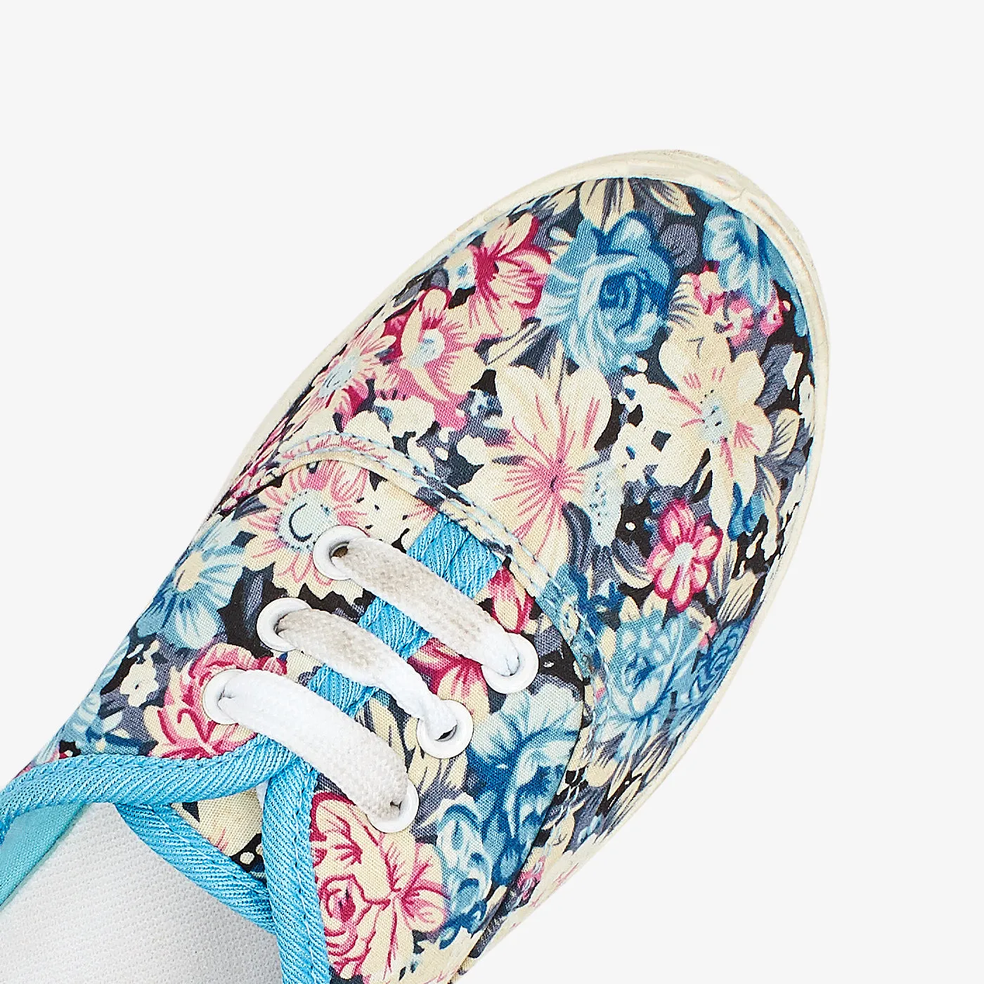 Flower Print Women Sneakers