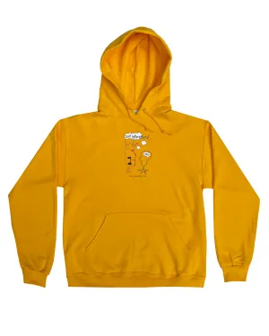 Frog Not Interested Hoody Gold