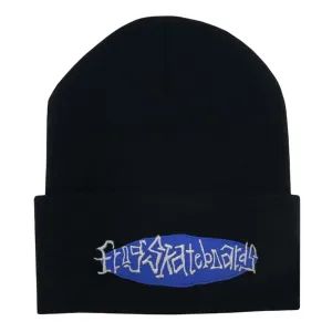 Frog Skateboards Oval Logo Beanie Black