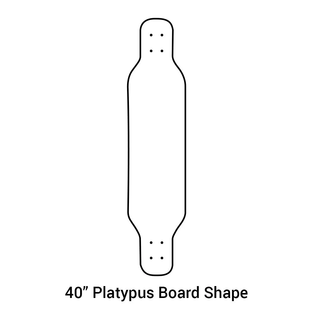 Ghost Dragon 40" Platypus Symmetrical Longboard