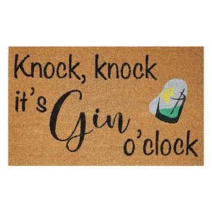 Gin O'Clock Doormat