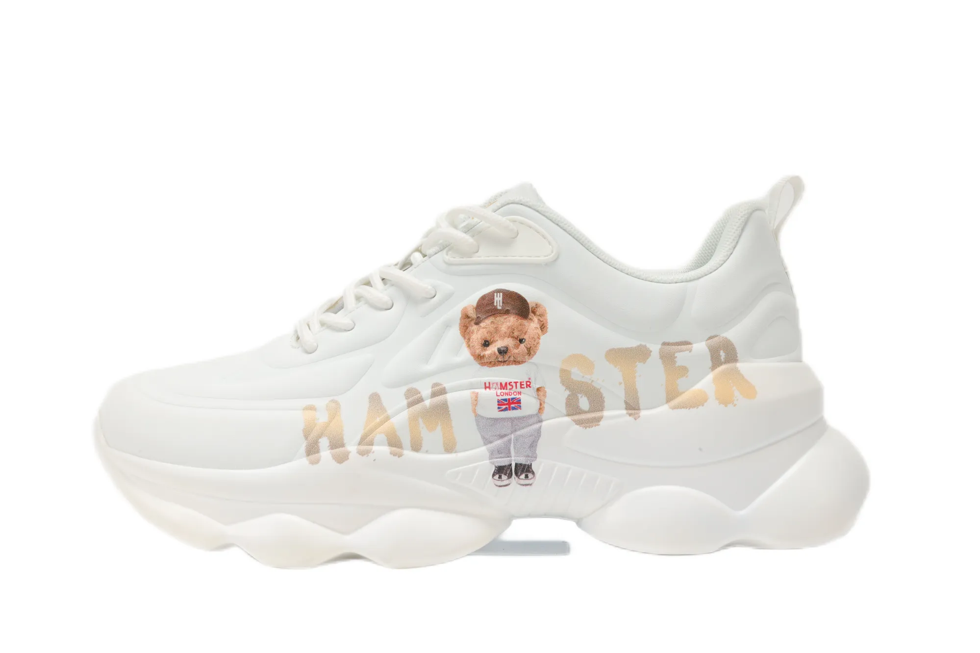 Hamster London Ted H Party Sneakers Gold