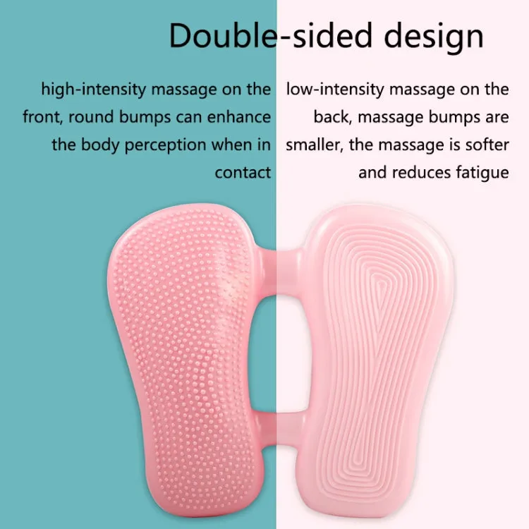 Home Fitness Yoga Balance Inflatable Foot Pad Aerobic Step Training Leg Relaxation Massage Pad(Blue)