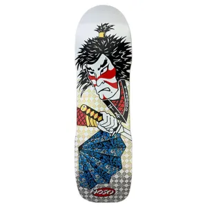 Hosoi 9" x 32.5" Lonny Hiramoto Samurai White Skateboard Deck