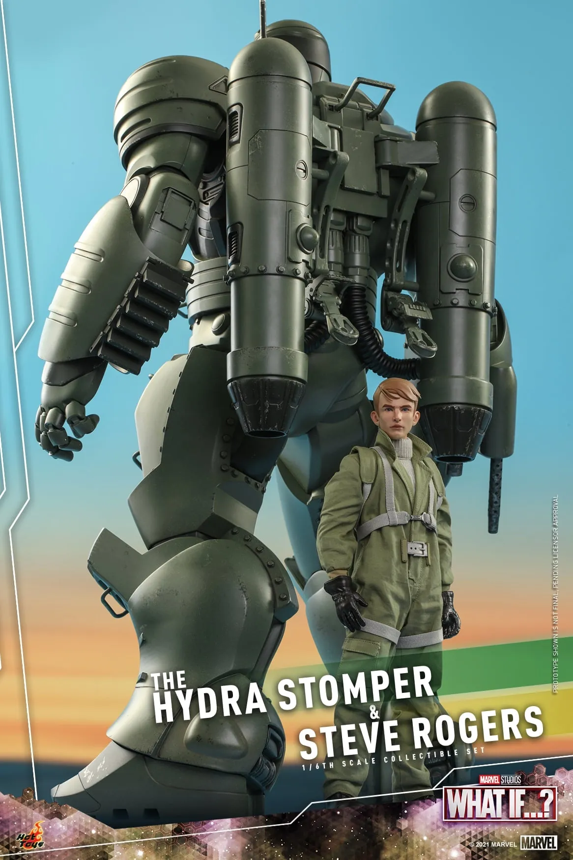 Hot Toys - TMS060 - What If...? - 1/6th scale The Hydra Stomper and Steve Rogers Collectible