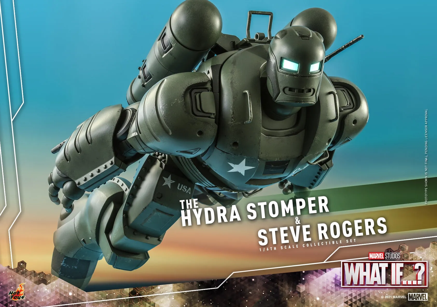 Hot Toys - TMS060 - What If...? - 1/6th scale The Hydra Stomper and Steve Rogers Collectible