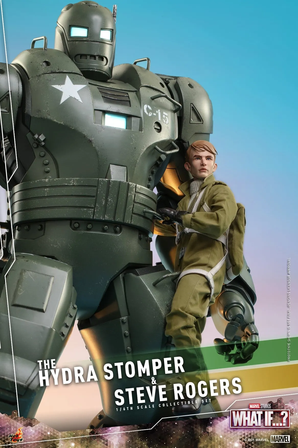 Hot Toys - TMS060 - What If...? - 1/6th scale The Hydra Stomper and Steve Rogers Collectible